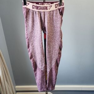 Gymshark Seamless Flex Full Length Leggings Burgundy Red Purple Women's Medium M